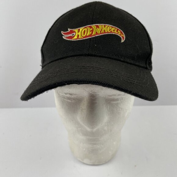 Hot Wheels Hat Cap Men’s Strap Back  Black Embroidered Baseball by Open Road - Picture 3 of 8